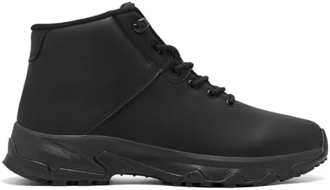 SHULOOK Non Slip Work Boots for Men Slip Resistant Shoes Waterproof Food Service Chef Kitchen Restaurant Working Boots Casual Leather Ankle Boot Outdoor Walking Booties - Image 4